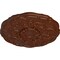 Ekena Millwork Cornelia Ceiling Medallion (Fits Canopies up to 4"), 22 1/2"OD x 1 1/2"P, Burnished Mahogany Crackle CM22CNBMC - alternate 2